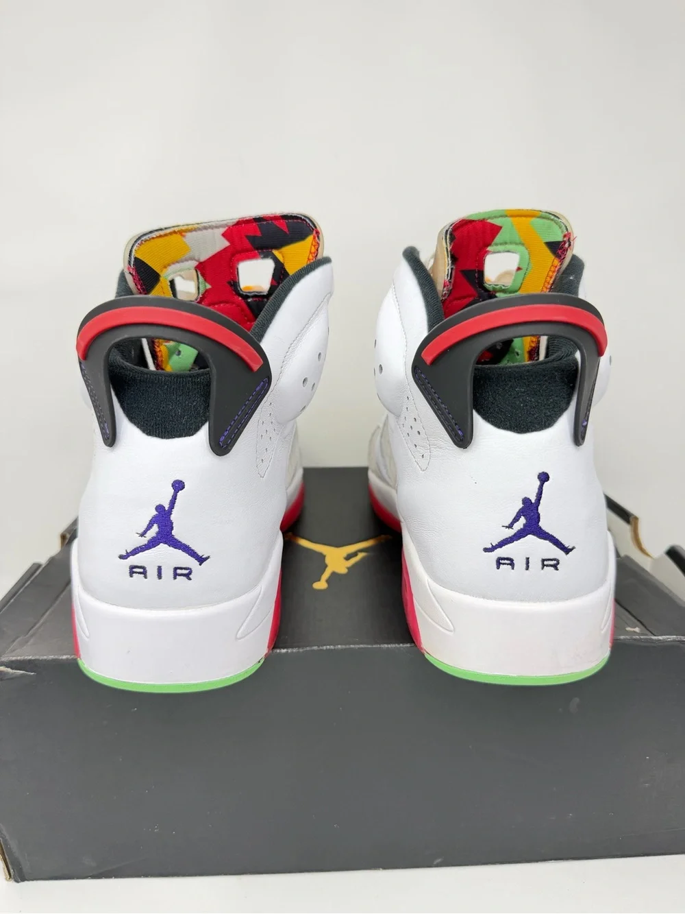 Nike Air Jordan 6 Hare 2020 White Red CT8529-062 Men’s Size 13 Retro VI
